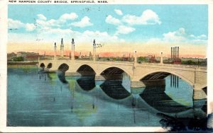 Massachusetts Springfield New Hampden County Bridge 1929