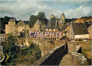 Modern Postcard Fougeres South East Fortifications Nichot the tower and the C...