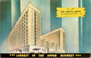 The Curtis Hotel Minneapolis MN Postcard PC494