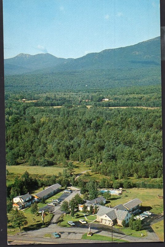 New Hampshire NORTH CONWAY Air View of Junge's Motel - Chrome 1950s-1970s