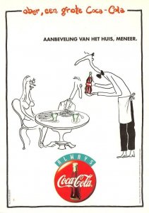 Dutch Advertising  COCA-COLA  House Recommendation  OVERSIZE Coke~Art Postcard