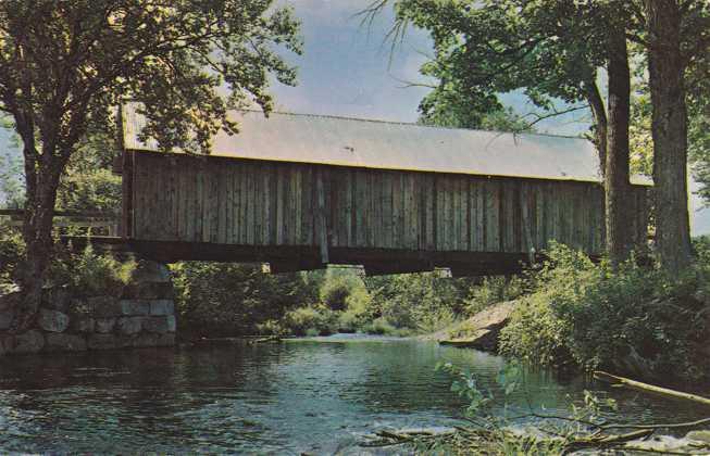 West Campton NH, New Hampshire - Turkey Jim's Covered Bridge