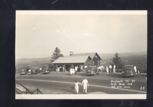 RPPC HOGBACK MOUNTAIN VERMONT ROADSIDE STORE CARS REAL PHOTO POSTCARD