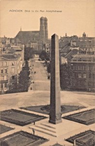 MUNCHEN BAVARIA GERMANY~BLICK DIE MAX JOSEPHSTRASSE PHOTO POSTCARD