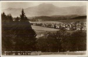 Dunblane Scotland Ben Ledi From Golf Course Real Photo Postcard