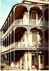 Louisiana New Orleans Lace Balconies