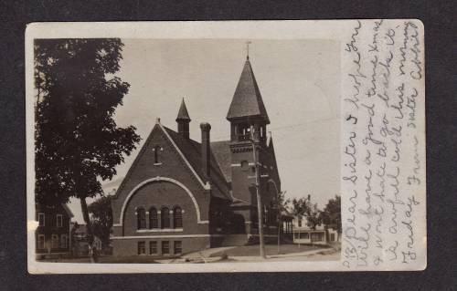 ME Congo Church MADISON MAINE POSTCARD PC 1905