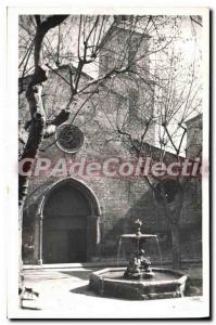 Old Postcard The Sitex Picturesque Manosque Bains Saint Sauveur Church