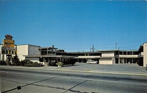 Aberdeen Washington c1960 Postcard City Center Motel Sign Entrance