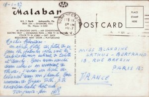 USA The Malabar Jacksonville Florida Chrome Postcard 03.47