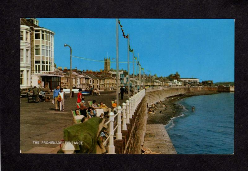 UK Penzance Cornwal United Kingdom The Promenade  England Postcard
