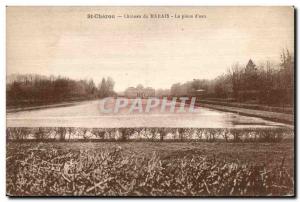 Saint Cheron - Chateau du Marais - The Piece of Water - Old Postcard