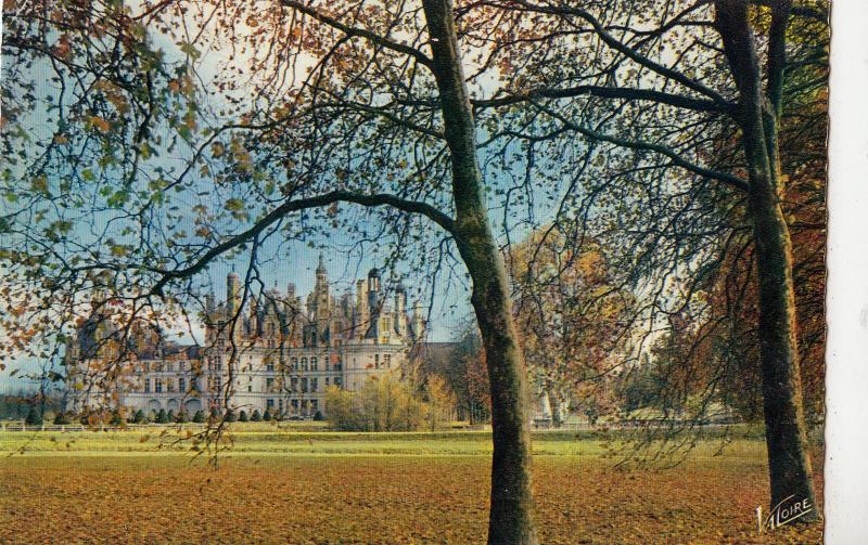 BF15634 chambord le chateau et son parc a l automne france front/back image