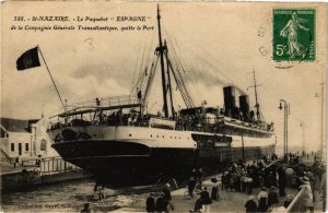 CPA St-NAZAIRE - Le Paquebot Espagne (250932)