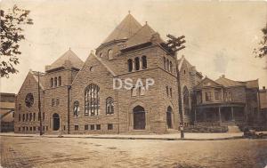 Pennsylvania Pa Real Photo RPPC Postcard 1912 JOHNSTOWN New Church Building