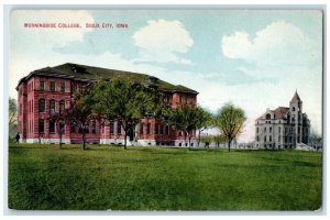 c1910's Morningside College Building Campus Sioux City Iowa IA Antique Postcard