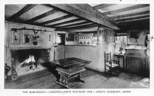 The Bar-Room in South Sudbury, Massachusetts Longfellow's Wayside Inn.