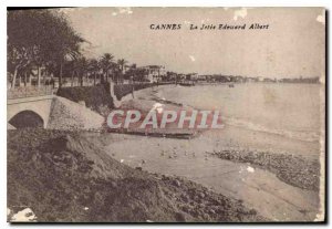 Old Postcard Cannes la Jetee Albert Edouard