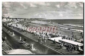 CARTE Postale Old Beach Sables d'Olonne Vendee