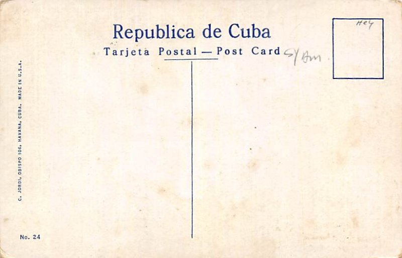 Race Track at Marianao Havana Cuba Postcard