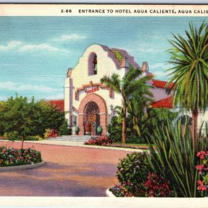 c1940s Agua Caliente, Mexico Hotel Agua Caliente Entrance Spanish Colonial A346