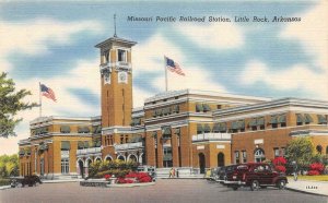 LITTLE ROCK, AR Arkansas  MISSOURI PACIFIC RAILROAD STATION~Train Depot Postcard