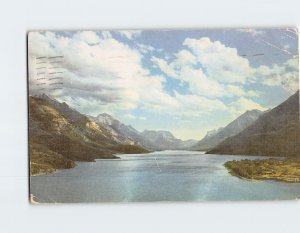 Postcard Waterton Lake Waterton Lakes National Park Canada