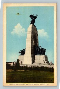 Ottawa ON, Canadian National War Memorial, Ontario Canada Vintage Postcard