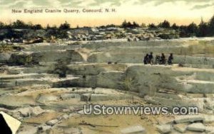 New England Granite Quarry in Concord, New Hampshire