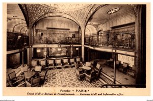 Steamer Paris , C.G.T. Line  Entrance Hall and Information Office