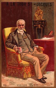 Victorian Trade Card Tour St. Jacques Victor Hugo L1