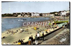 Old Postcard Saint Jean de Luz The Beach