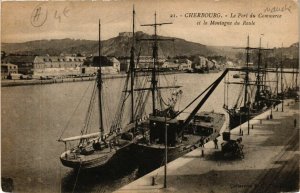 CPA CHERBOURG - Le Port du Commerce et la Montagne du Roule (633020)