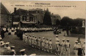 CPA Pontmain - Les Fétes de Jeanne d'Arc - La Societé de Gymnastique (192659)