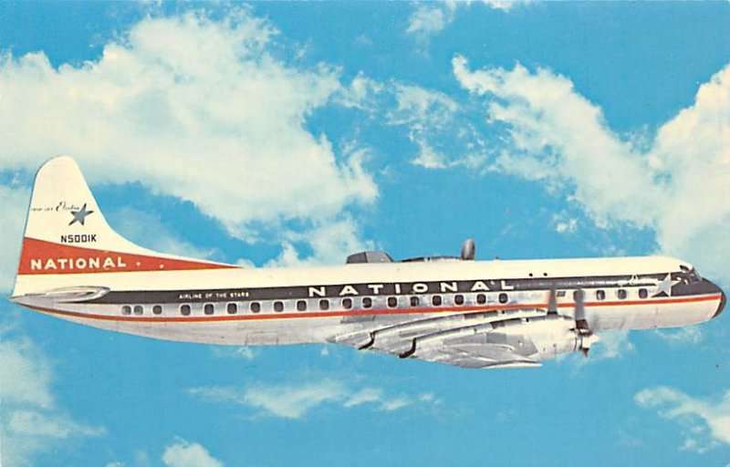 National Airlines Inc. Lockheed L â€“ 188 a Electra Airplane Unused 