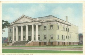 Albuquerque New Mexico  NM Masonic Temple White Border Postcard Unused