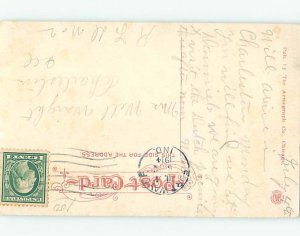 Divided-back LOVERS LANE Fort Wayne Indiana IN AD8403