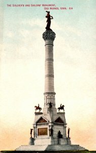 Iowa Des Moines Soldiers and Sailors Monument