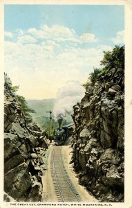 NH - Crawford Notch. The Great Cut Gateway (Maine Central Railroad)