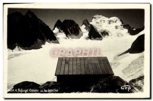 Old Postcard Mountaineering Refuge Caron and Ecrins