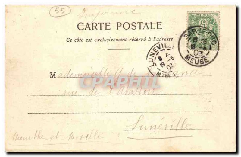 Bar le Duc - Tower & # 39horloge and Convent - Old Postcard