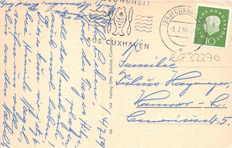 BG32370 dose cuxhaven  germany  CPSM 14x9cm