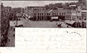 Ripon Wisconsin 1905 Town View Horse Wagon to Zobel in Princeton Wis Postcard X7