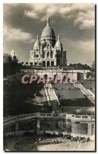 Old Postcard Paris and Sacre Coeur Basilica Wonders of Montmartre