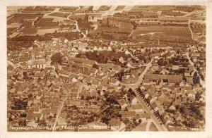 B92965 flugzeugaufnahme von nieder olm i rheinhessen germany real photo