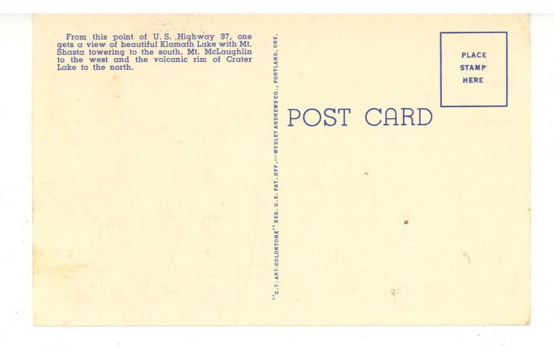 OR - Upper Klamath Lake from Lookout Point