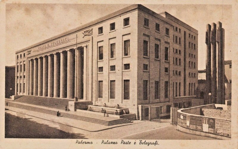 PALERMO SICILY ITALY~POSTE & TELEGRAFI~PHOTO POSTCARD