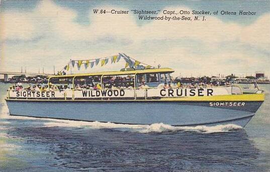 Cruiser Sightseer Captain Otto Stocker Ottens Harbor Wildwood By The Sea New ...