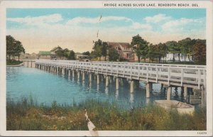 Postcard Bridge Cross Silver Lake Rehoboth Beach DE Delaware