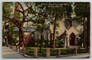 St Augustine FL Trinity Church Postcard M29